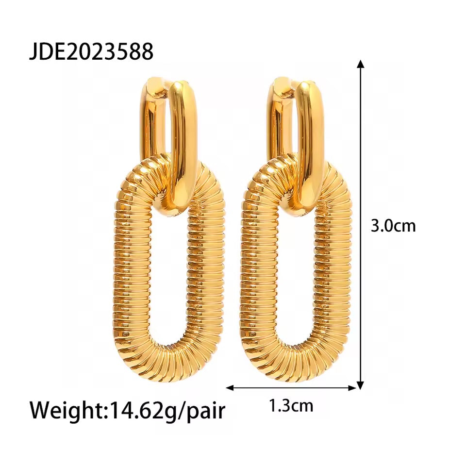 2 in 1 Nora earrings-18k
