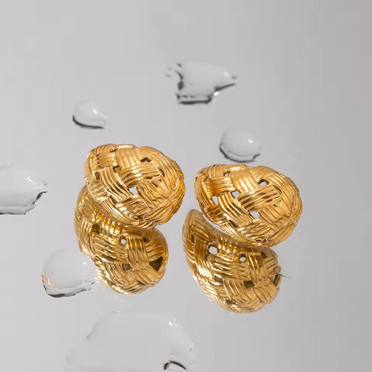 Knitted drop Earrings