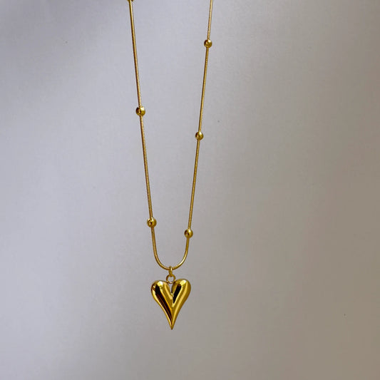 Heart neckpiece-18k