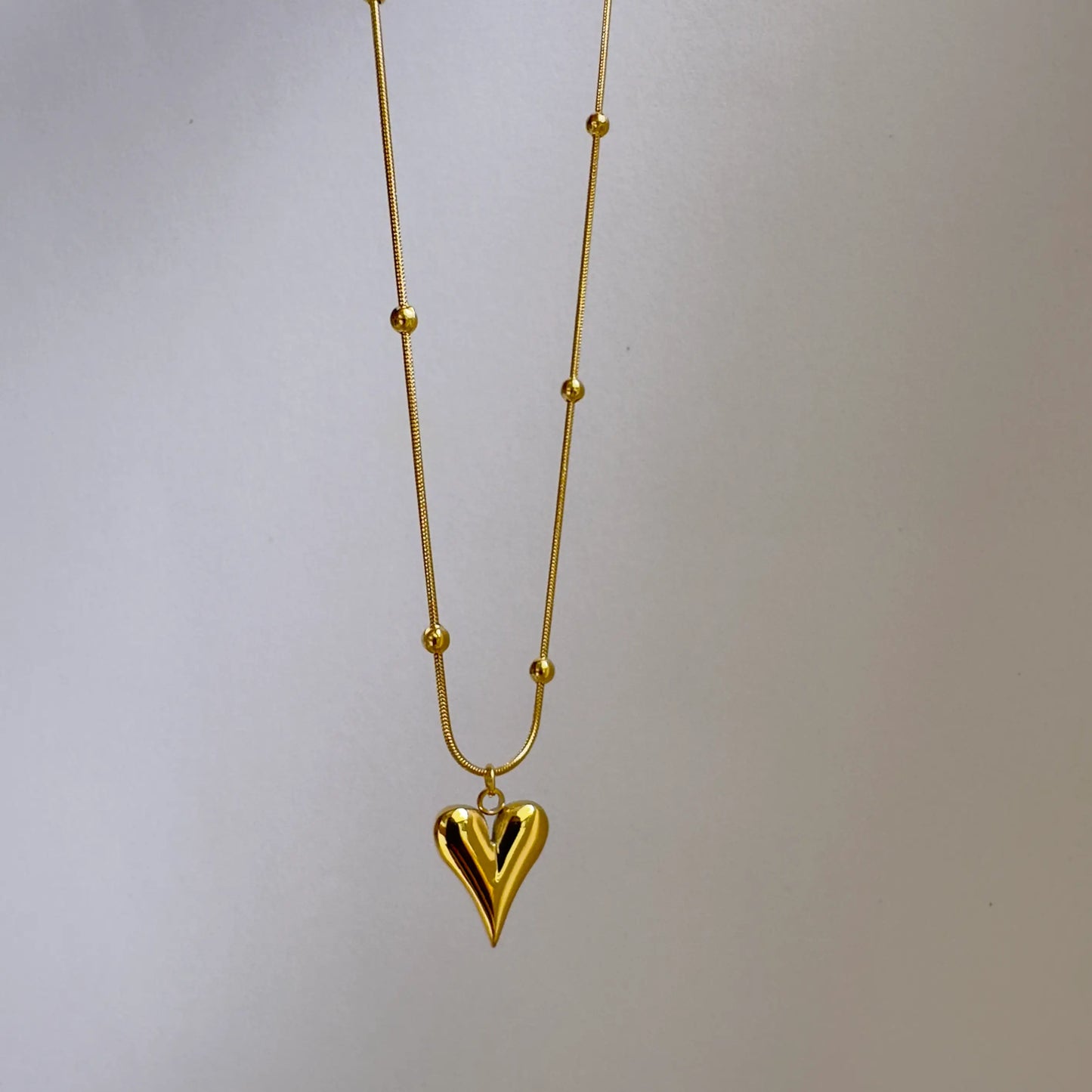 Heart neckpiece-18k