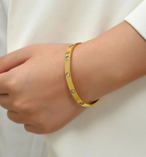 Zoe Stone Bangle