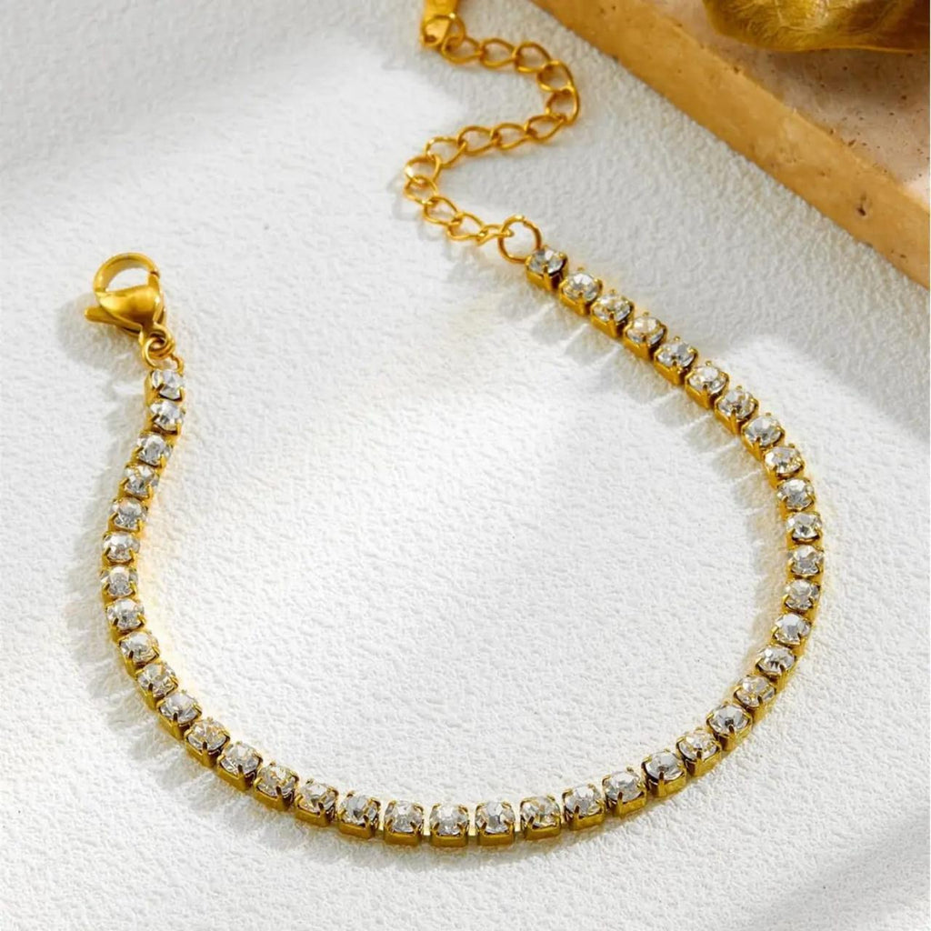 Micro tennis bracelet
