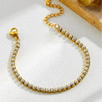 Micro tennis bracelet