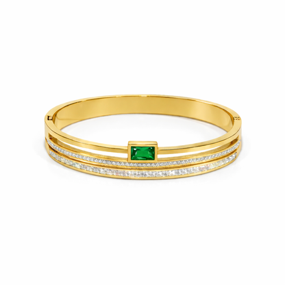 Emerald bangle
