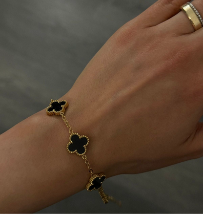 Black Clover 5 motifs bracelet