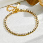 Micro tennis bracelet