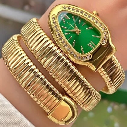 Emerald snake watch