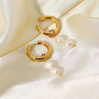 Pearl drop earrings