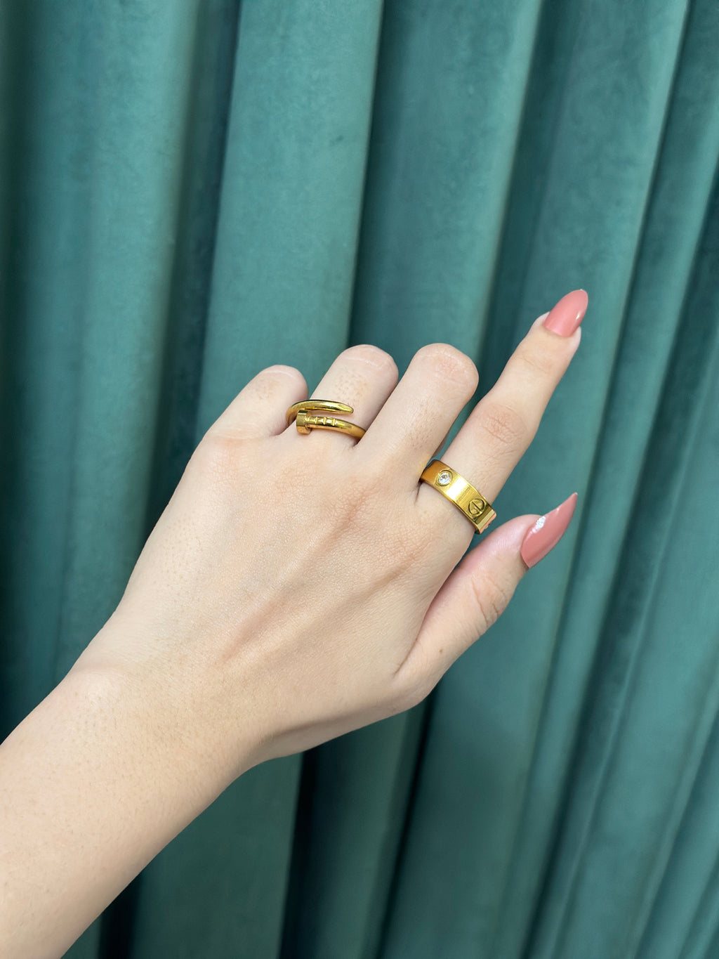 Evie Ring stack