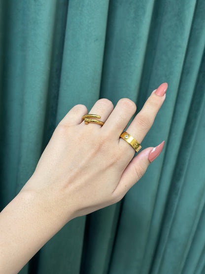 Evie Ring stack