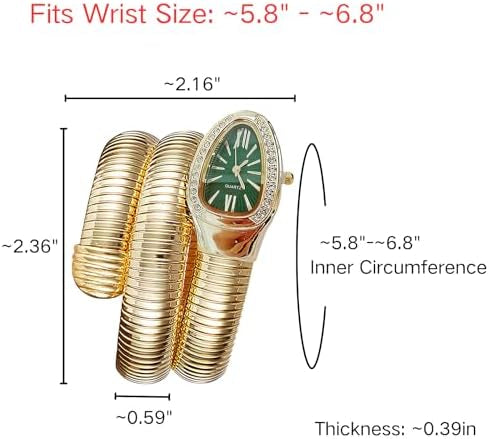 Emerald snake watch
