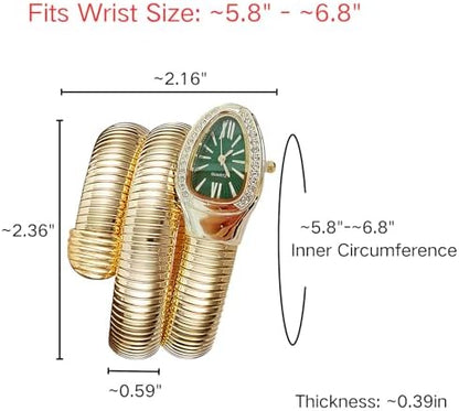 Emerald snake watch