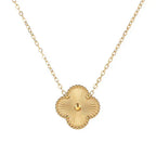 Lustre clover necklace