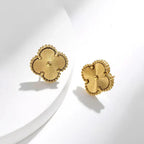 Lustre Clover Studs