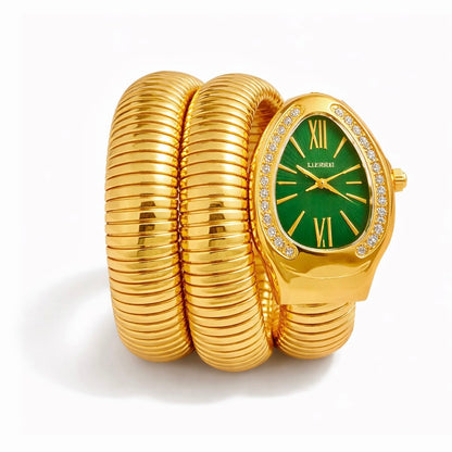 Emerald snake watch
