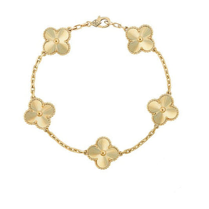 Lustre clover bracelet