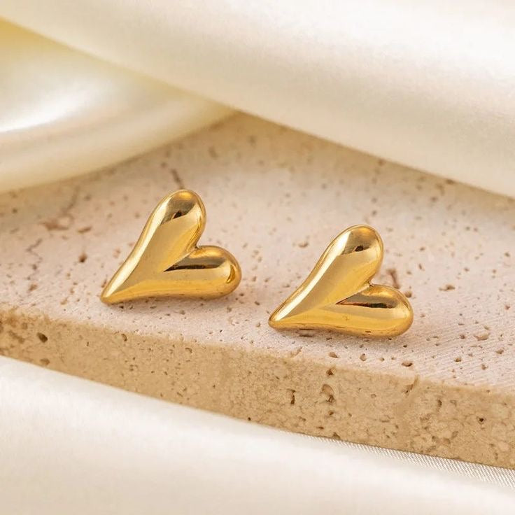 Heart studs