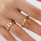 Sleek rome ring