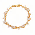 Tulip bracelet- crystal