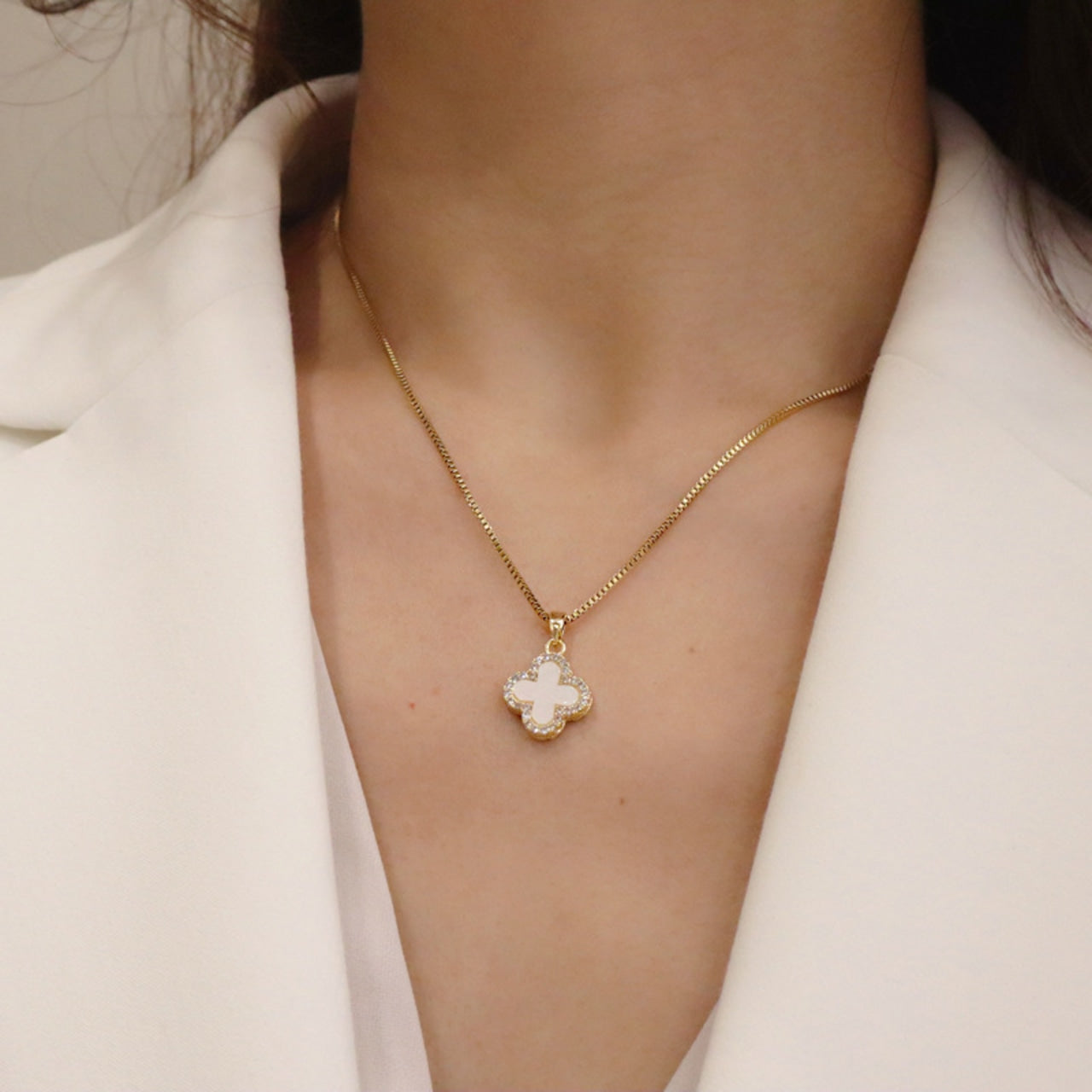 Amelia necklace-18k