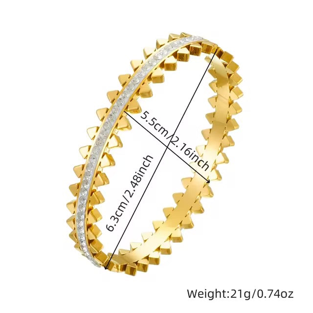 Delphine Bangle-18k