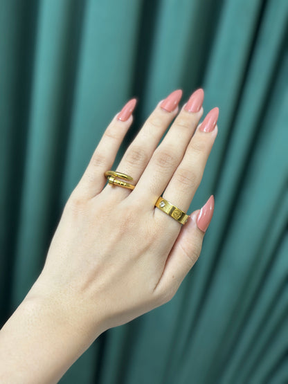 Evie Ring stack