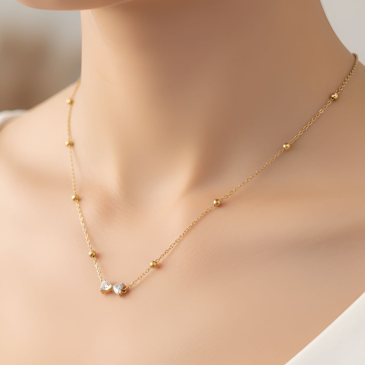 Velour necklace