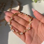 Tulip bracelet- crystal