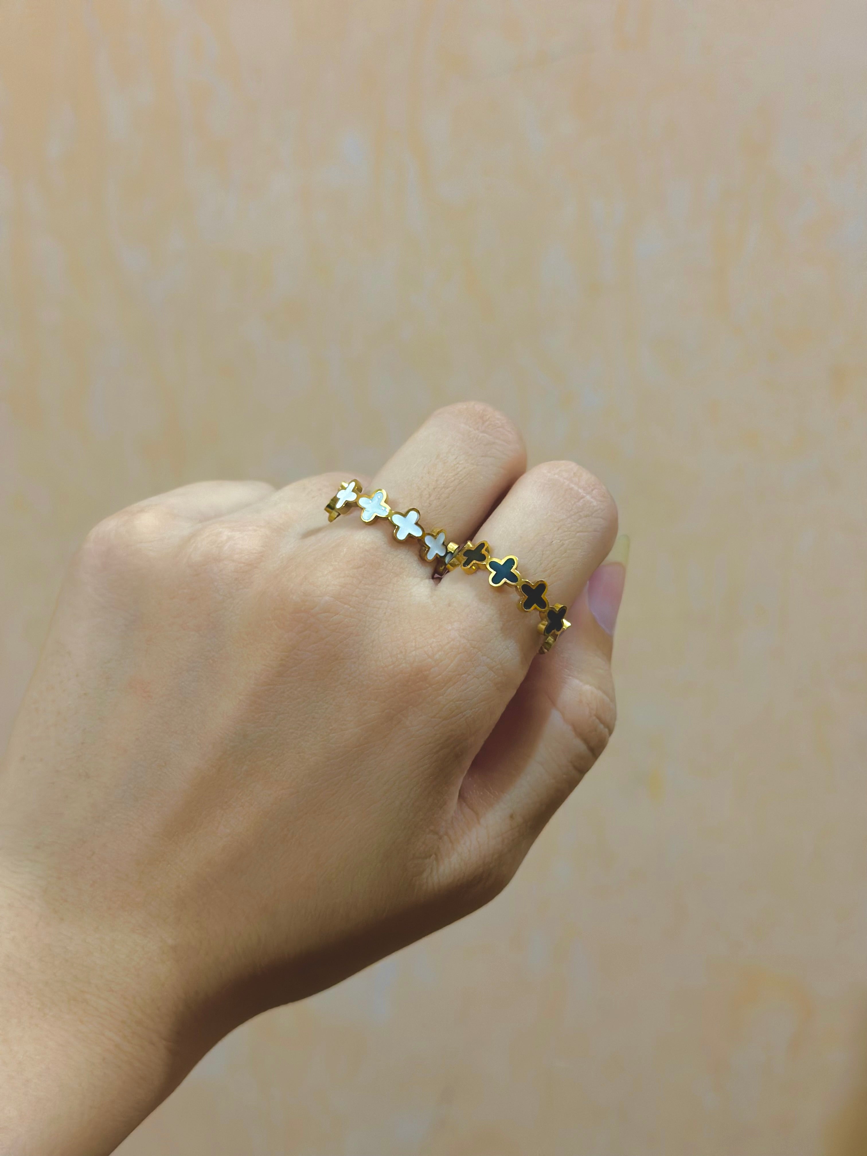 White Aura Ring