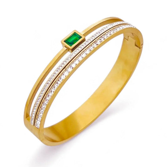 Emerald bangle