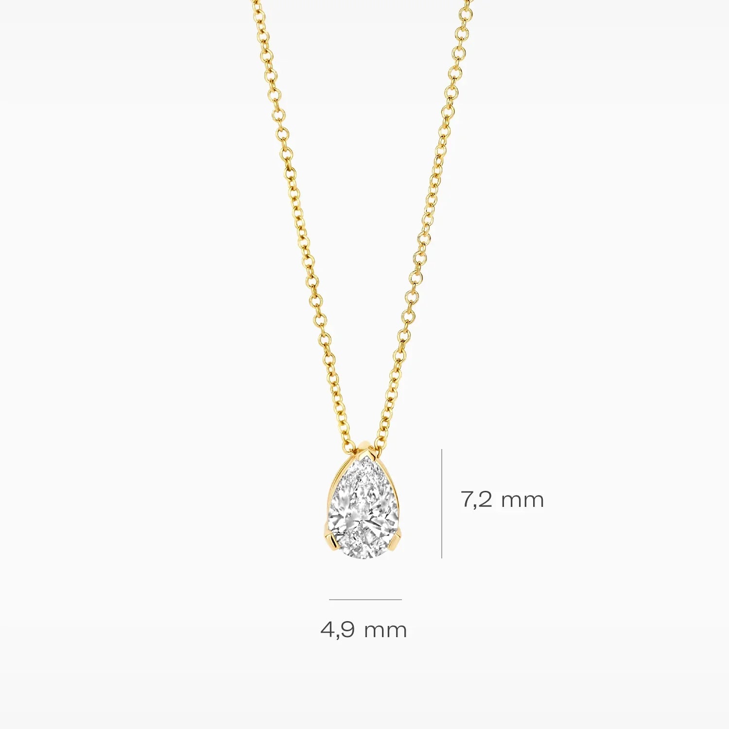 Teardrop necklace