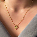 Heart neckpiece-18k
