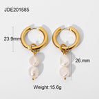 Pearl drop earrings