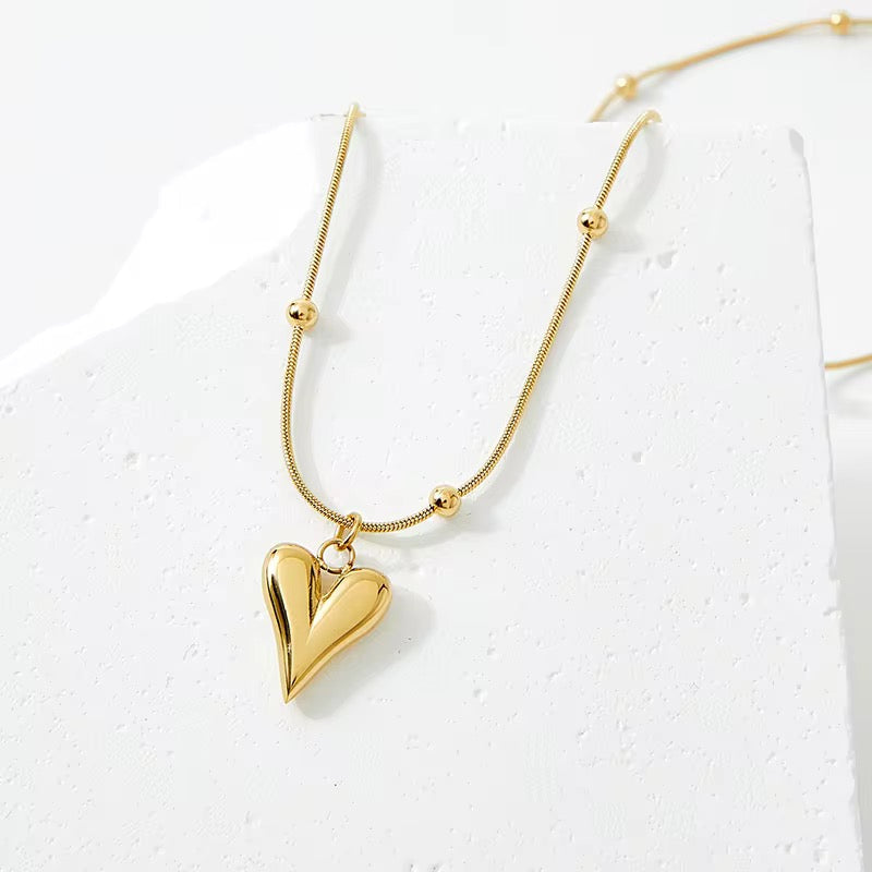 Heart neckpiece-18k