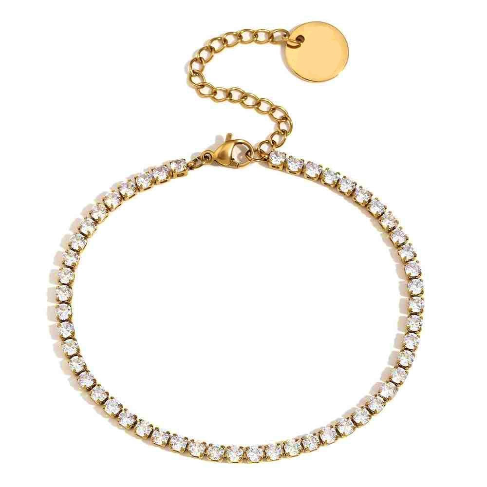 Micro tennis bracelet