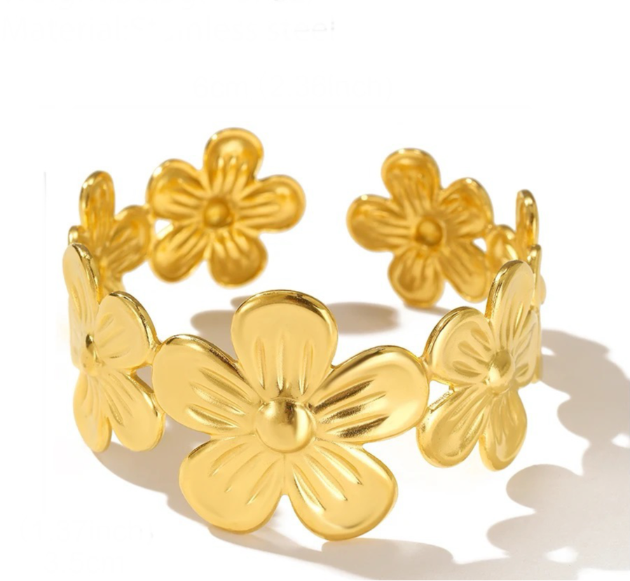 Garland wrist cuff-18k