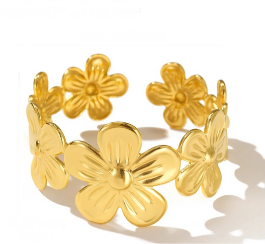 Garland wrist cuff-18k