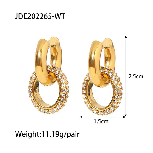 Lyra Twin Hoops