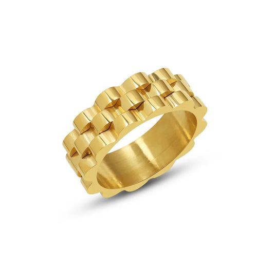 Rolex Twisted Band Style Ring