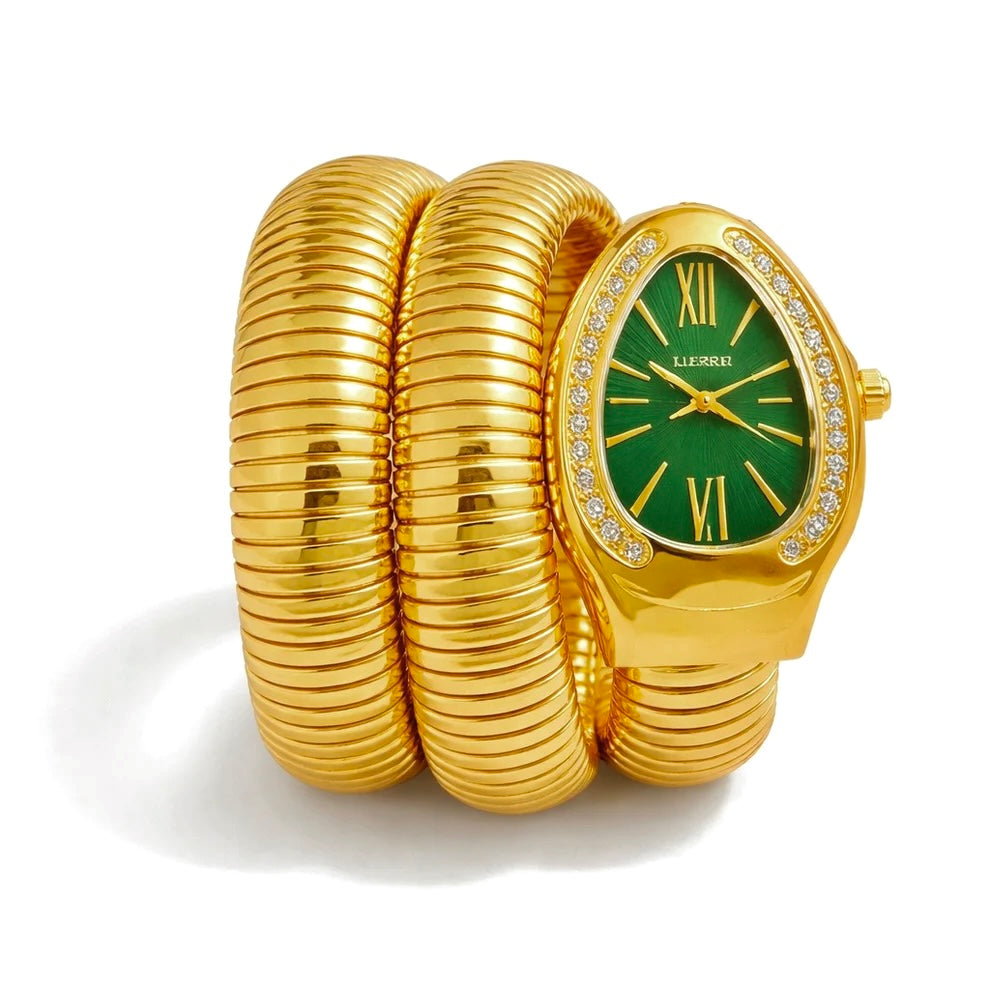 Emerald snake watch