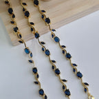 Tulip bracelet-saphire