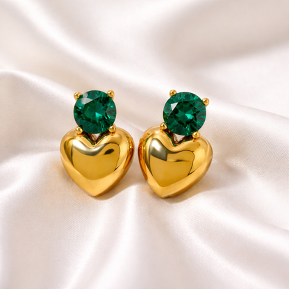 Emerald earrings