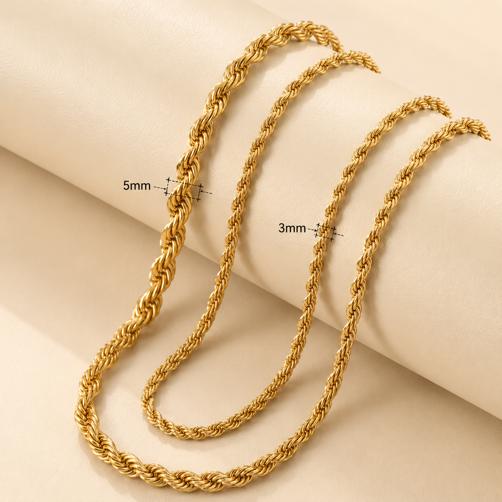 Rope necklace-3mm