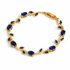 Tulip bracelet-saphire