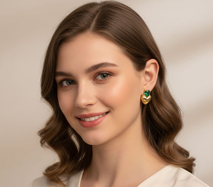 Emerald earrings