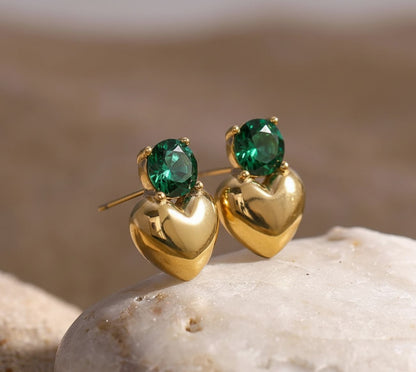 Emerald earrings