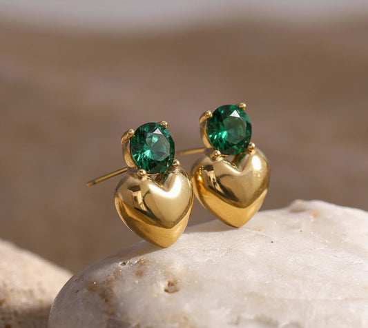 Emerald earrings